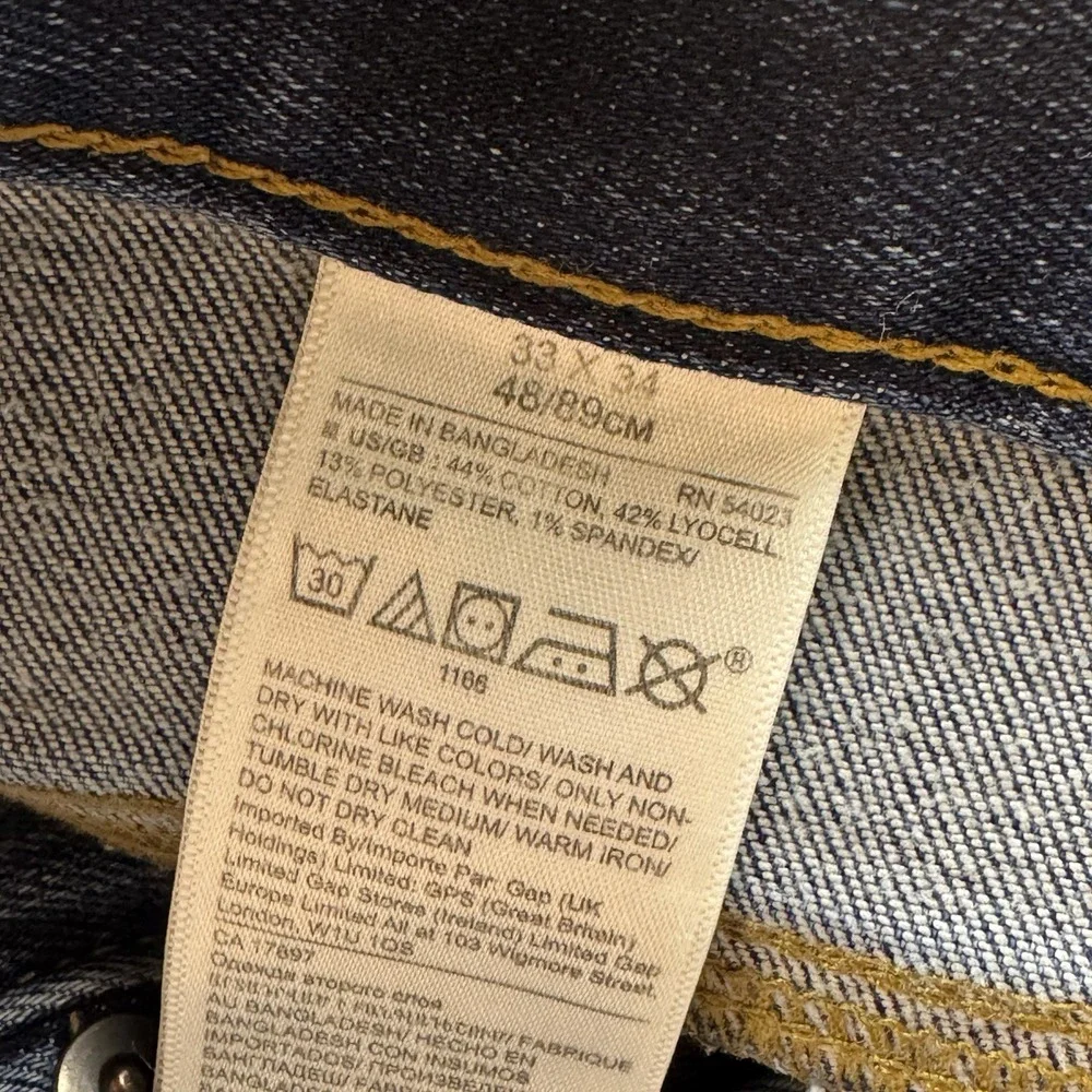 Banana Republic Mens 33x31 Traveler Jeans Cotton Blend Stretch Medium Wash
